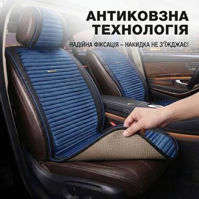 Buy Alcantara Napoli Premium Blue front seat covers, 2 pcs. 100687 Premium Seat Covers (Alcantara)