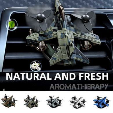 Buy Solar Powered Car Air Freshener Fighter Jet (Ocean XY-5) 82460 Flavors Toys
