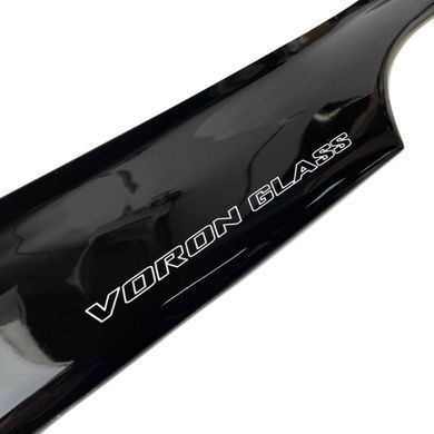 Купить Дефлектор капота мухобойка для ВАЗ 2113-2115 крепления пластины Voron Glass 57602 Дефлекторы капота LADA (ВАЗ)