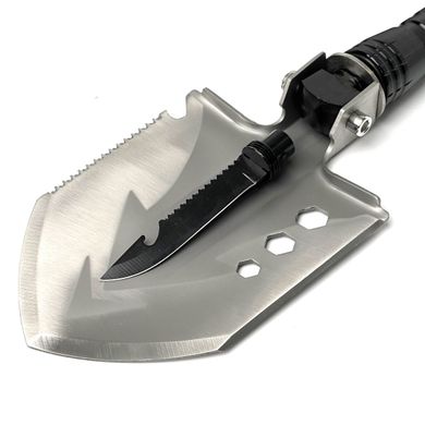 Купити Тактична саперна лопата багатофункціональна доладна 10в1 (EL 102 849) 57510 Лопати для Снігу Тактичні Саперні