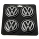 Купить Колпачки заглушки на литые диски Volkswagen 56 / 52 мм Черные 4 шт Оригинал (6CD601171) 36729 Колпачки на титаны - 2 фото из 3