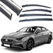 Купить Дефлекторы окон ветровики Benke для Hyundai Sonata 2021- Хром Молдинг Нержавейка 3D (BHYST2023-W/S) 62409 Дефлекторы окон Hyundai - 1 фото из 10