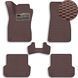 Buy EVA floor mats for Audi A4 (B6 / B7) 2001-2008 with heel pad Brown 5 pcs 65691 Floor mats for Audi