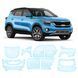 Купити Антигравійна захисна бронеплівка за лекалами для Kia Seltos SP2 2019-2022 - повний кузов 105693 Модельні лекала захисних плівок для Kia
