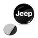 Купить Наклейка с логотипом Jeep для автоключей d=15 мм Пластиковая объемная (Завод) 89419 Наклейки на автомобиль - 1 фото из 5