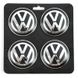 Купити Ковпачки заглушки на литі диски Volkswagen 56 / 52 мм Чорні 4 шт Оригінал (6CD601171) 36729 Ковпачки на титани - 3 фото из 3
