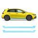 Buy Pre-cut paint protection film for Volkswagen Golf VIII 2019-2023 - lower body area 109876 Model patterns of protective films for Volkswagen