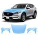 Buy Pre-cut paint protection film for Mazda CX-5 KF 2017-2022 - hood + front fenders 106423 Model-specific paint protection film patterns for Mazda