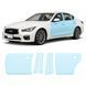 Купити Антигравійна захисна бронеплівка за лекалами для Infiniti Q50 V37 2013-2017 - зони дверей і стійки вікон 105181 Модельні лекала захисних плівок для Infiniti