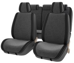 Купить Накидки для сидений Алькантара Napoli Premium комплект Серые 32552 Накидки для сидений Premium (Алькантара)