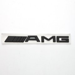 Купити Емблема - напис "AMG" (чорна) скотч 94х28 мм 22195 Емблема напис на іномарки