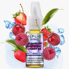 Купить Elf Liq жидкость 10 ml 50 mg Strawberry Raspberry Cherry Ice Клубника Малина Вишня Лед 71313 Жидкости от ElfLiq