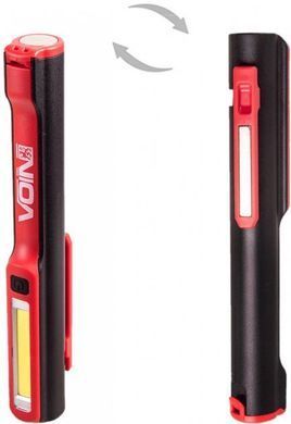 Купити Ліхтар Перенесення VOIN 3W-COB+3W XPE / АКБ1200 mAh Магнит Акумулятор Вбудований (USB Зарядка) 44739 Ліхтарики Переноски Прожектори