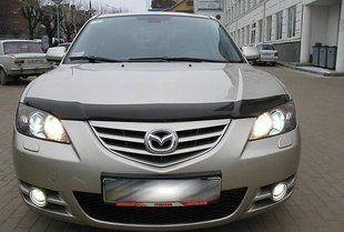 Buy Hood deflector fly swatter Mazda 3 2003-2009 7043 Hood deflectors for Mazda