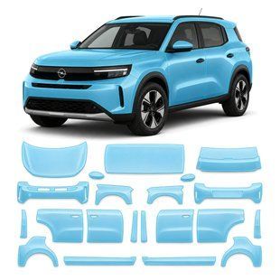 Купить Антигравийная защитная бронепленка по лекалам для Opel Frontera 2024- полный кузов 107973 Модельные лекала защитных пленок для Opel
