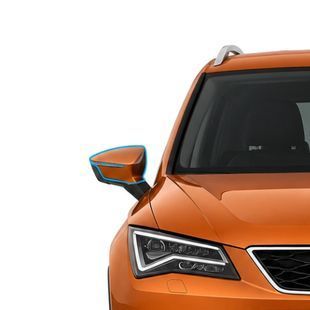 Buy Pre-cut paint protection film for Seat Ateca I 2016- mirrors 108689 Model-specific paint protection film patterns for Seat