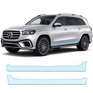 Buy Pre-cut paint protection film for Mercedes-Benz GLS X167 facelift 2023- lower body area 107092 Model-specific paint protection film patterns for Mercedes-Benz