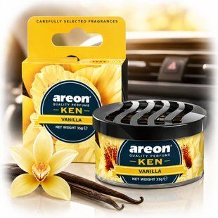 Купити Ароматизатор повітря Areon KEN Vanilla 8873 Ароматизатори під сидіння
