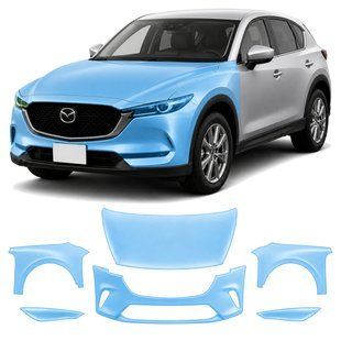 Buy Pre-cut paint protection film for Mazda CX-5 KF 2017-2022 - front end 106424 Model-specific paint protection film patterns for Mazda