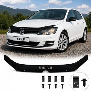 Buy Hood deflector fly swatter for Volkswagen Golf VII 2013-2019 S-mounted Vip Tuning (VW69S) 7093 Hood deflectors for Volkswagen