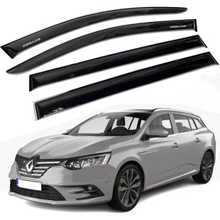 Купити Дефлектори вікон вітровики Renault Megane III 2008-2014 Универсал Voron Glass 54832 Дефлектори вікон Renault