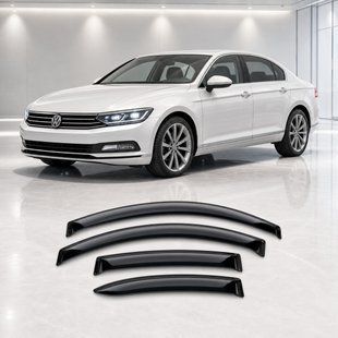 Купить Дефлекторы окон ветровики для Volkswagen Passat B8 Sd 2014 Скотч 3M (AMV24514) Acrylic 4 шт 110760 Дефлекторы окон Volkswagen
