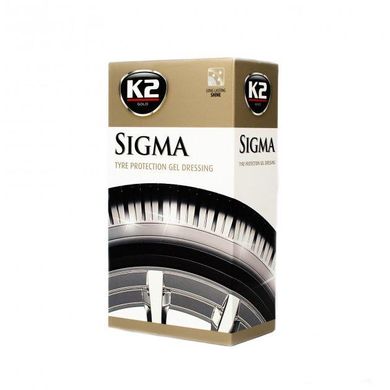 Купити Гель для полірування та догляду за шинами K2 Gold Sigma з аплікатором 500 мл Оригінал (G1571) 40469 Чорнення гуми Бампера Пластика