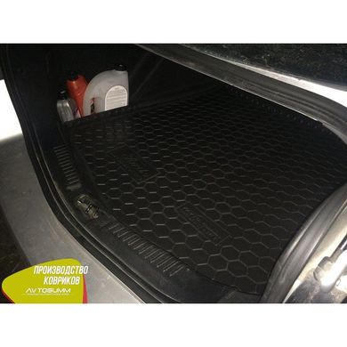 Купити Автомобільний килимок в багажник Ford Mondeo 4 2007 - Sd / Hb (повнорозмірна запаска) / Гумовий (Avto-Gumm) 28005 Килимки для Ford