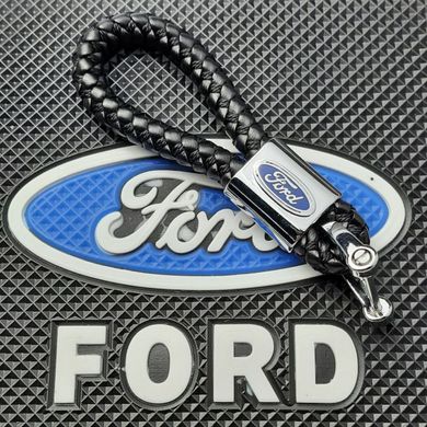 Купити Стильний шкіряний брелок з логотипом Ford 8139 Брелоки для автоключів
