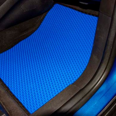 Купити Килимки у салон EVA для Ford C-Max 2010- ДВЗ з підп'ятником Чорні-Сірий кант 5 шт 66205 Килимки для Ford
