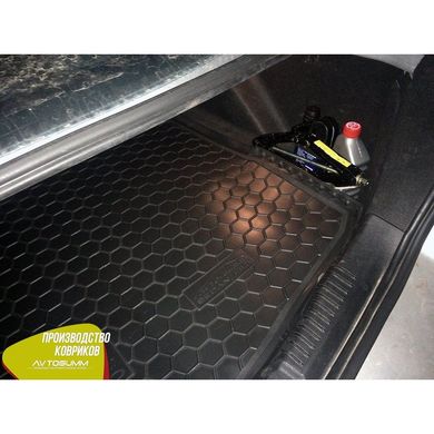 Купити Автомобільний килимок в багажник Ford Mondeo 4 2007 - Sd / Hb (повнорозмірна запаска) / Гумовий (Avto-Gumm) 28005 Килимки для Ford