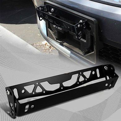 Buy Power Racing JDM License Plate Bracket Universal Aluminum Red 88869 Bolts - Numbers - Brackets