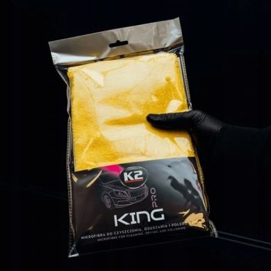 Купить Автомобильное полотенце из микрофибры K2 KING PRO 40 x 60 (M434) 65530 Салфетки микрофибра губки для мытья