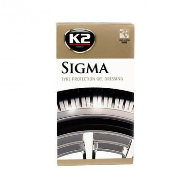 Купить Гель для полировки и ухода за шинами K2 Gold Sigma с апликатором 500 мл Оригинал (G1571) 40469 Чернение резины Бампера Пластика