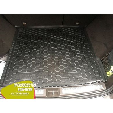 Купити Автомобільний килимок в багажник Mercedes ML (W166) 2011- / GLE 2014- / Гумовий (Avto-Gumm) 29831 Килимки для Mercedes-Benz