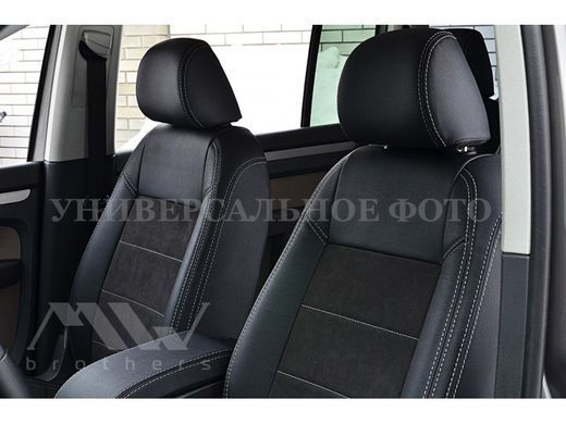 Buy MW Brothers seat covers for Ford C-Max 2011+ Leather Style series (grey stitching) 59180 MW Brothers model covers