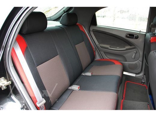 Купить Авточехлы модельные MW Brothers для Chevrolet Lacetti с 2004 серия Premium Style (красная нить) 59080 Чехлы модельные MW Brothers