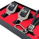 Купить Подарочный набор №1 для Mazda из заглушек ремней безопасности и брелока с логотипом Темный хром 39521 Подарочные наборы для автомобилиста - 3 фото из 4