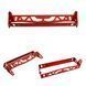 Buy Power Racing JDM License Plate Bracket Universal Aluminum Red 88869 Bolts - Numbers - Brackets - 2 photos from 4