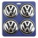 Купить Колпачки заглушки на литые диски Volkswagen 66 / 56 мм Черные 4 шт Оригинал (5G0601171B) 36730 Колпачки на титаны - 3 фото из 3