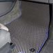 Buy EVA floor mats for Audi E-tron quattro SUV 2018- with heel pad Black-Blue edging 5 pcs 66360 Floor mats for Audi - 8 photos from 9
