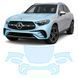 Купити Антигравійна захисна бронеплівка за лекалами для Mercedes-Benz GLC X254 2022- передня частина авто (капот бампер крила)) 107024 Модельні лекала захисних плівок для Mercedes-Benz