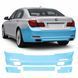 Buy Pre-cut paint protection film for BMW 7 Series F01/F02 2008-2015 - rear bumper 102193 Model-specific paint protection film patterns for Bmw