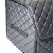 Buy Organizer travel bag for the trunk 400 x 300 x 300 mm Eco-leather Black-Black thread 63250 Travel bag organizer - 3 photos from 5