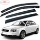 Купить Дефлекторы окон ветровики HIC для Audi A4 (В6) 2001-2008 Седан Оригинал (AU01) 60551 Дефлекторы окон Audi - 1 фото из 4