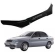 Дефлектор капоту мухобійка для Daewoo Lanos 2005- Євро кріплення Voron Glass