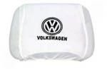 Купить Чехлы для подголовников Универсальные Volkswagen Белые 2 шт 26329 Чехлы на подголовники