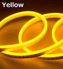 Купить Лента - Силикон LED Neon - 12v 50см желтая гибкая (боковое свечение/шир.12мм/выс. 6мм) 26431 Лента Силиконовая - боковое свечение