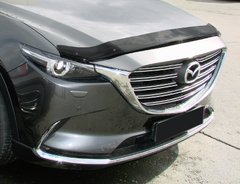 Купить Дефлектор капота мухобойка Mazda CX-9 2017- 1040 Дефлекторы капота Mazda