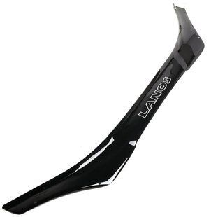 Купити Дефлектор капоту мухобійка для Daewoo Lanos 2005- Євро кріплення Voron Glass 41136 Дефлектори капота Daewoo